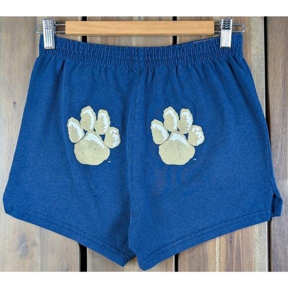Pittsburgh Panthers University Vintage Y2K Cute Butt Bootie Shorts Soffe Small - Picture 1 of 8